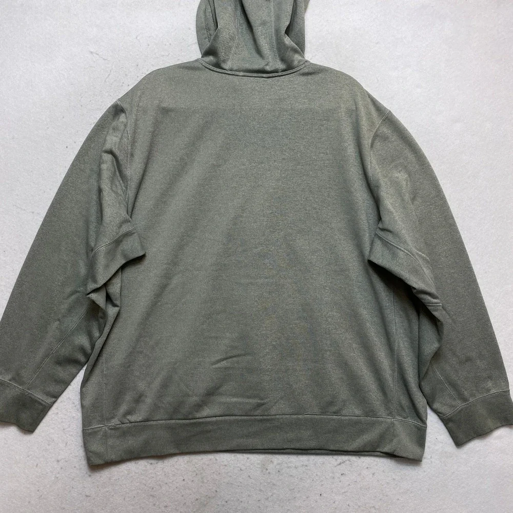 Nike Hoodie Mens XXL Gray Therma-FIT Pullover Sweatshirt Swoosh Logo Adult